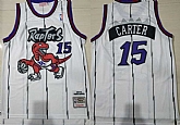 Raptors 15 Vince Cater White 1998 99 Hardwood Classics Jersey,baseball caps,new era cap wholesale,wholesale hats